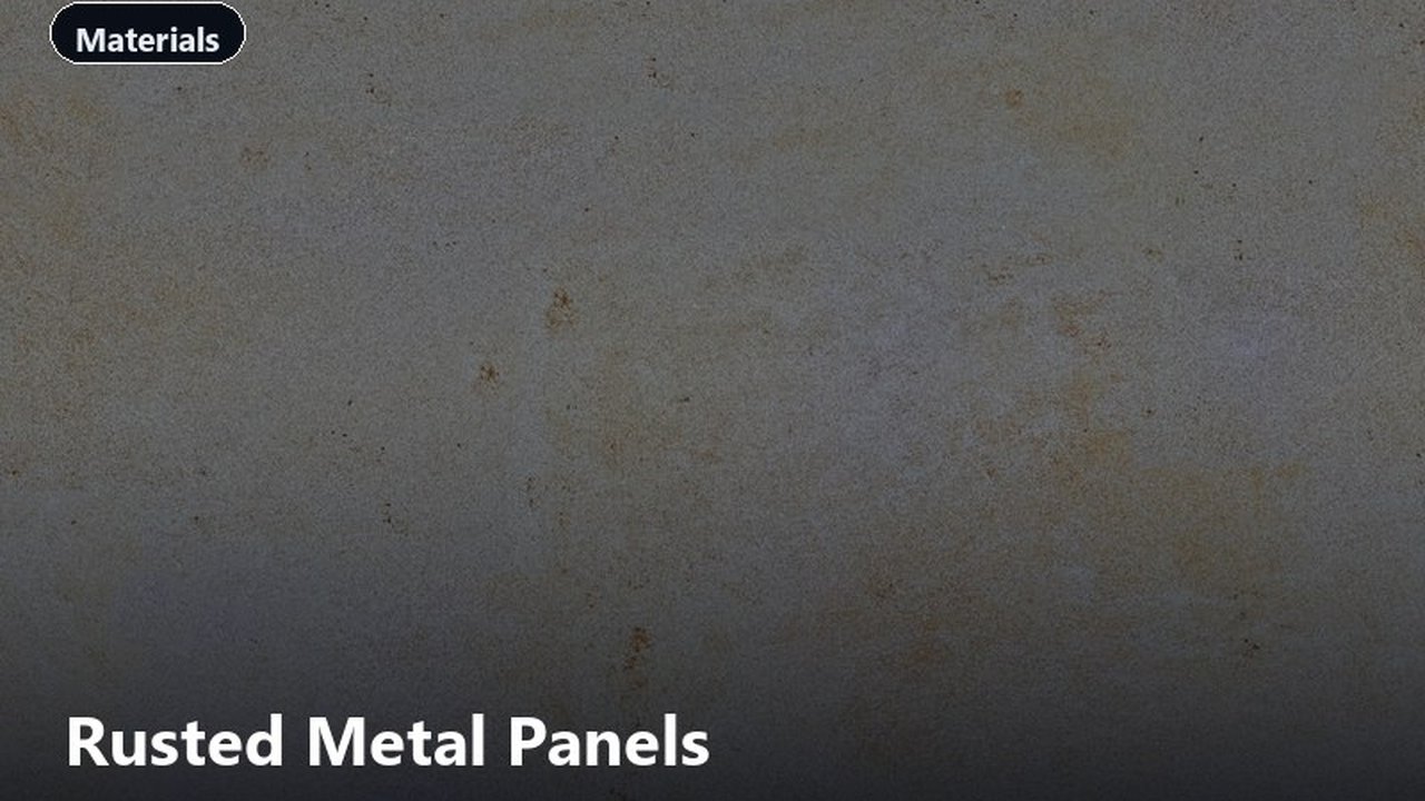 Rusted Metal Panels